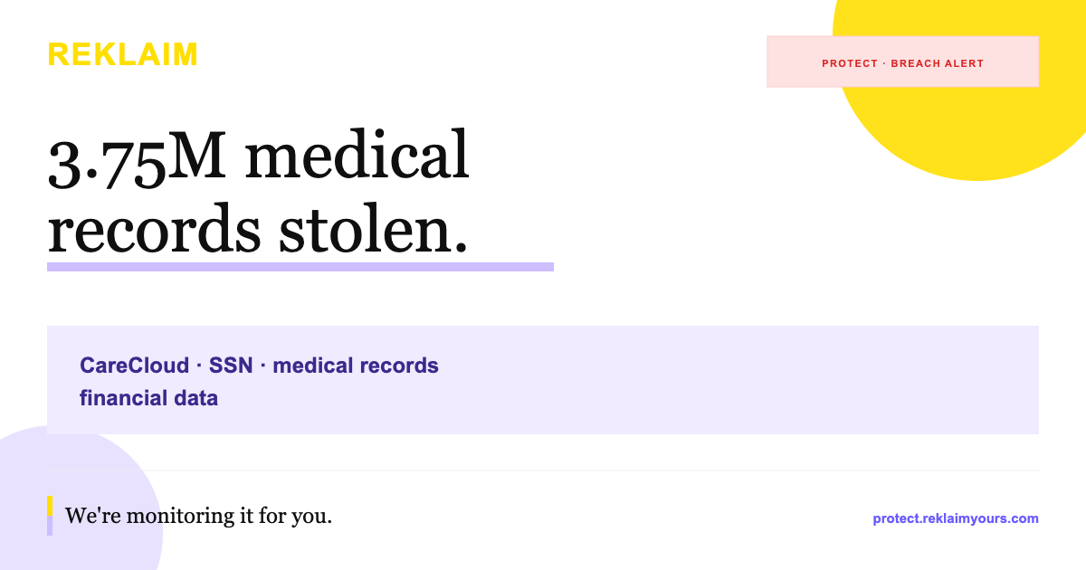 CareCloud Data Breach: What 3.75 Million Patients Need to Know